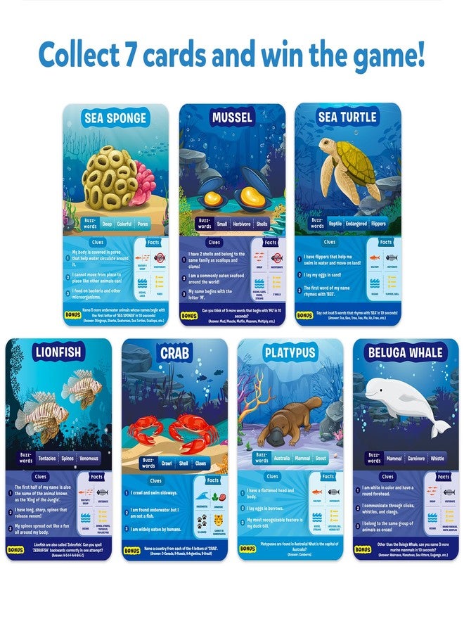 Skillmatics Guess in 10 Underwater Animals, Perfect for Boys, Girls, Kids, and Families Who Love Card Games, Toys, Board Games, Gifts for Ages 8, 9, 10 and Up - Image 5